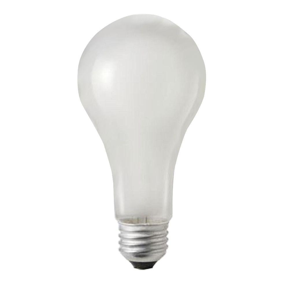 Philips 100-Watt Incandescent A21 120-130-Volt Rough Service Frosted ...