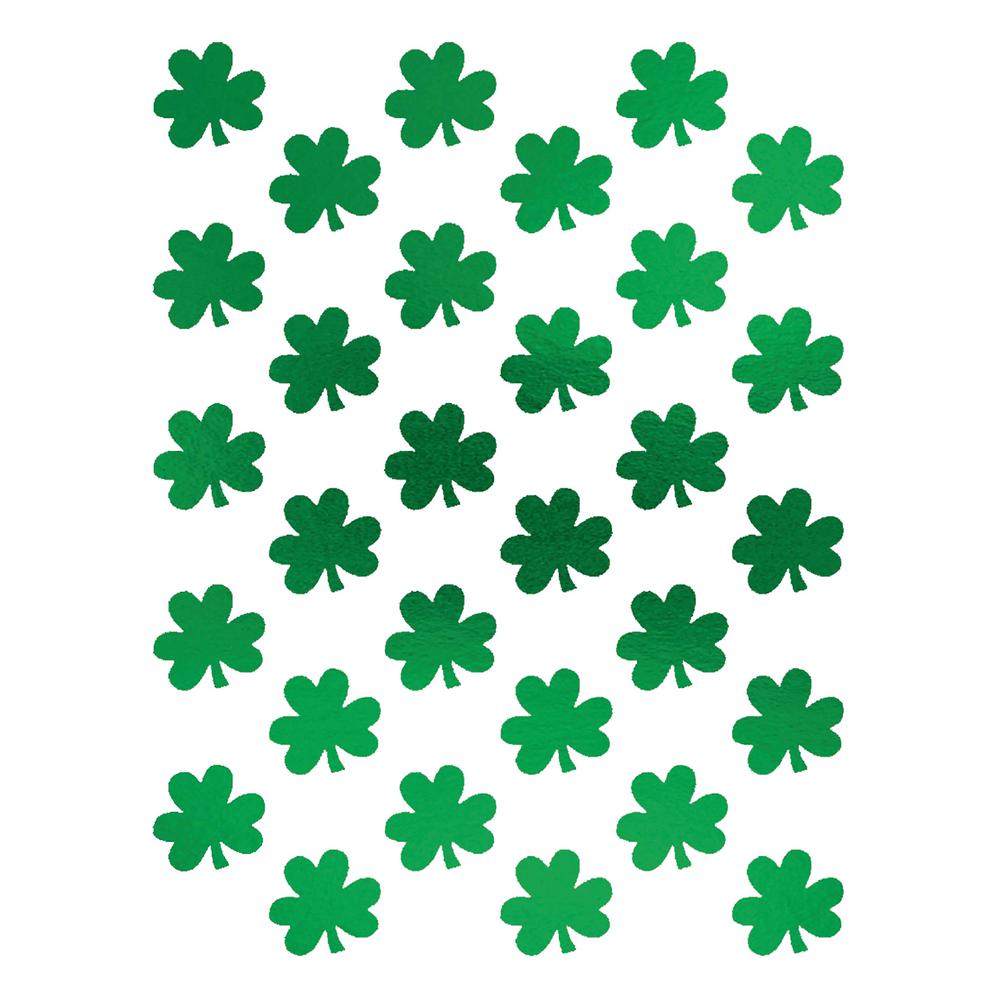 Amscan St. Patrick's Day Foil Metallic Shamrock Stickers (3-Count, 8 ...