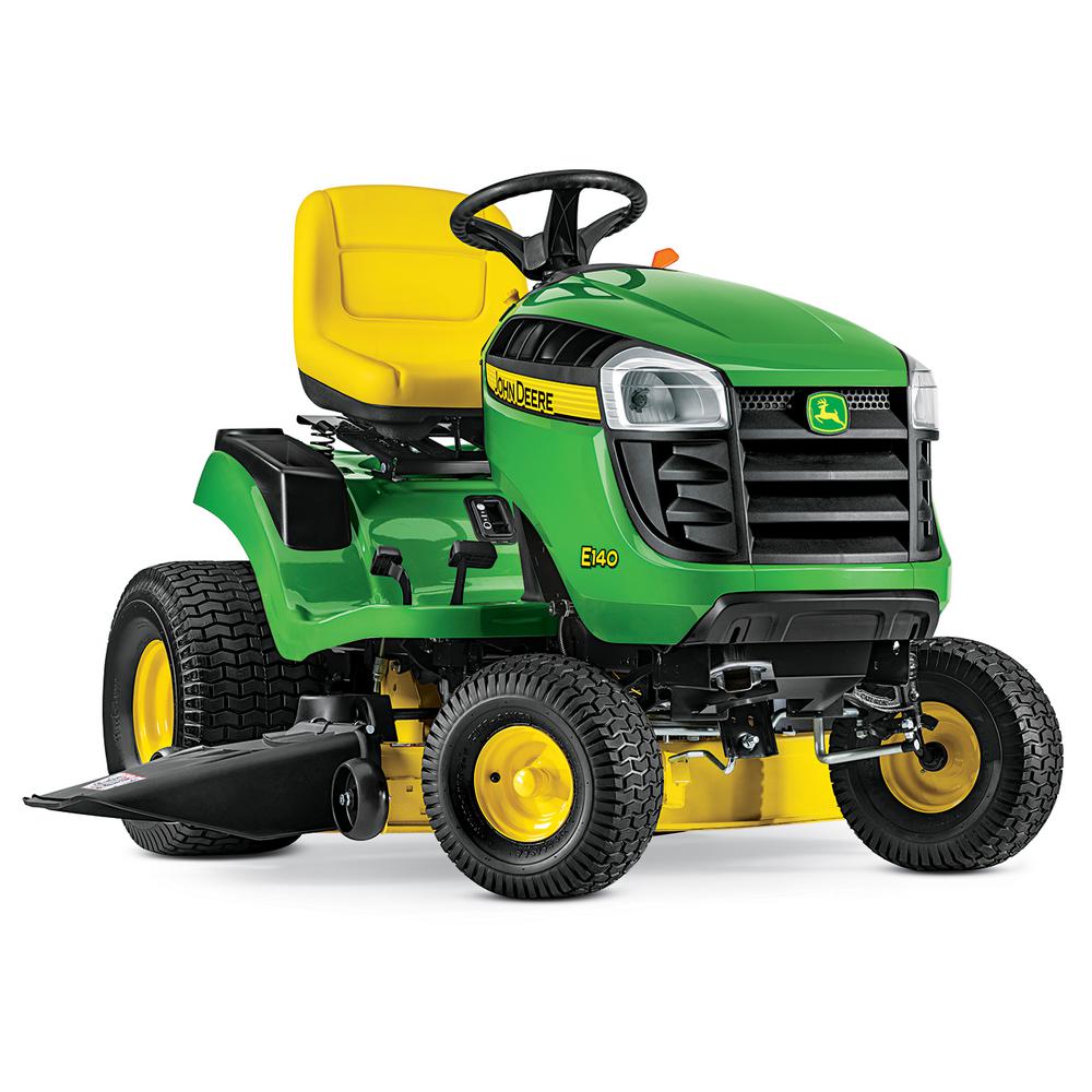 John Deere E140 48 In 22 HP V Twin Gas Hydrostatic Lawn Tractor