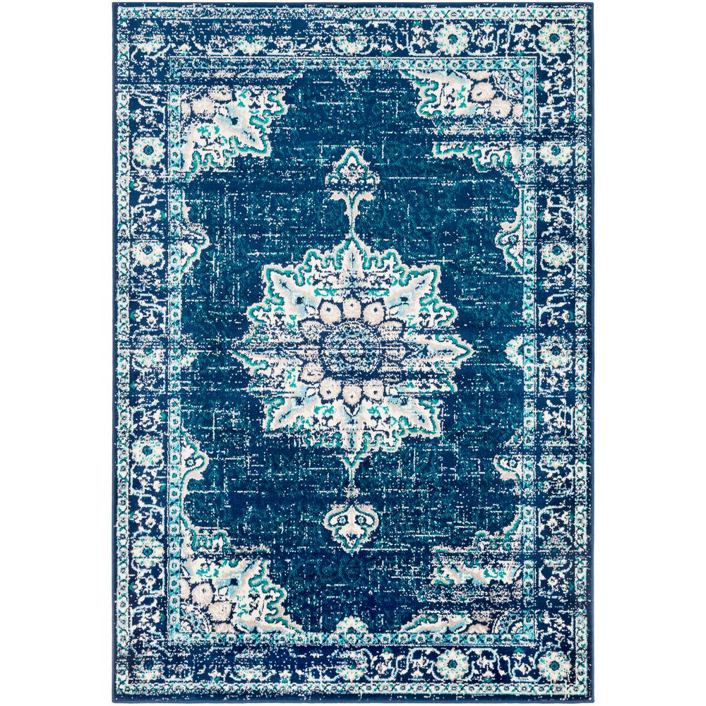 Artistic Weavers Sora Teal/Blue 8 ft. 10 in. x 12 ft. 9 in. Oriental Area RugS00161009403 The
