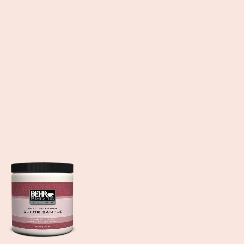 Behr Premium Plus Ultra 8 Oz 220c 1 White Peach Matte Interior 220c 1 White Peach Matte Interior Exterior Paint And Primer In One Sample