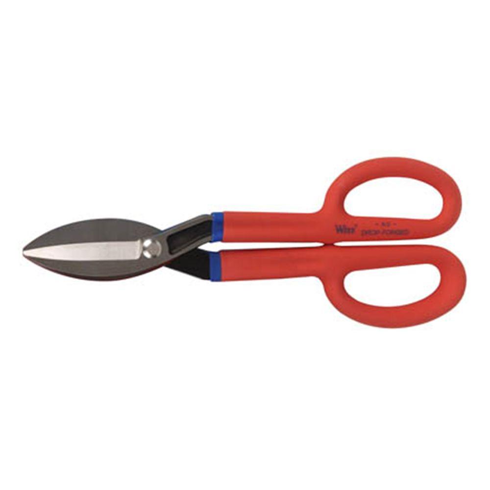 Wiss 12-1/2 in. Straight Pattern Tinner's Snips-A9N - The Home Depot