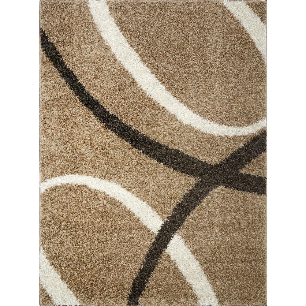 Nicole Miller Synergy Beige Off White 5 Ft X 7 Indoor Area - Beige And White Area Rug Nicole Miller Synergy Beige Off White 5 Ft X 7 Indoor Area - Beige And White Area Rug