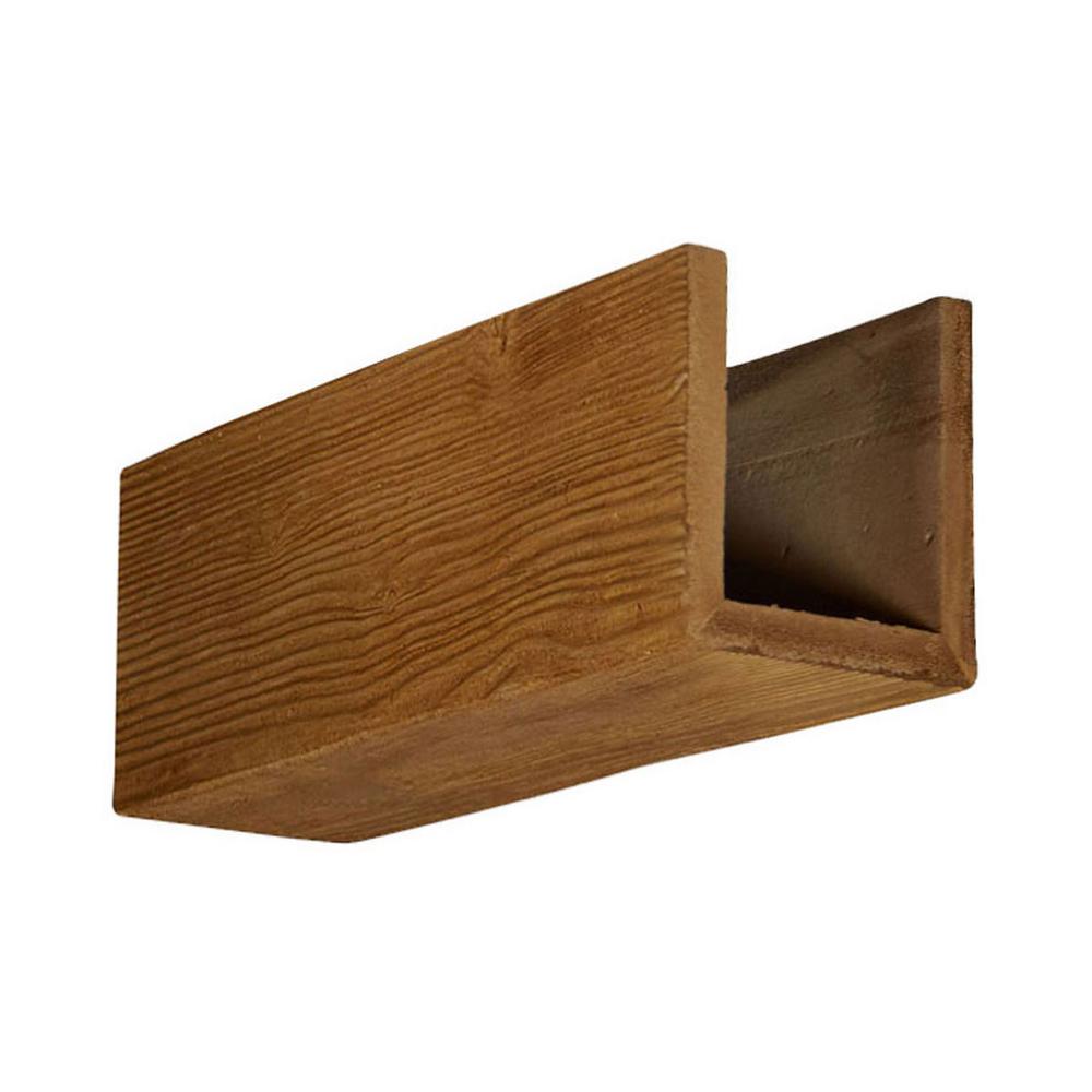 Ekena Millwork 6 In X 12 3 Sided U Beam Sandstone Ekena Millwork 6 In X 12 3 Sided