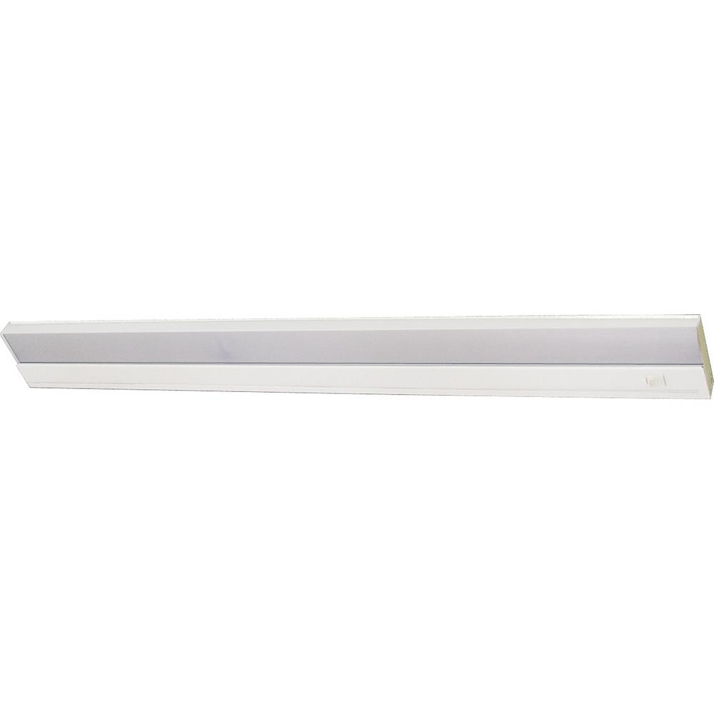 Volume Lighting 1 Light White Undercabinet Display Light With