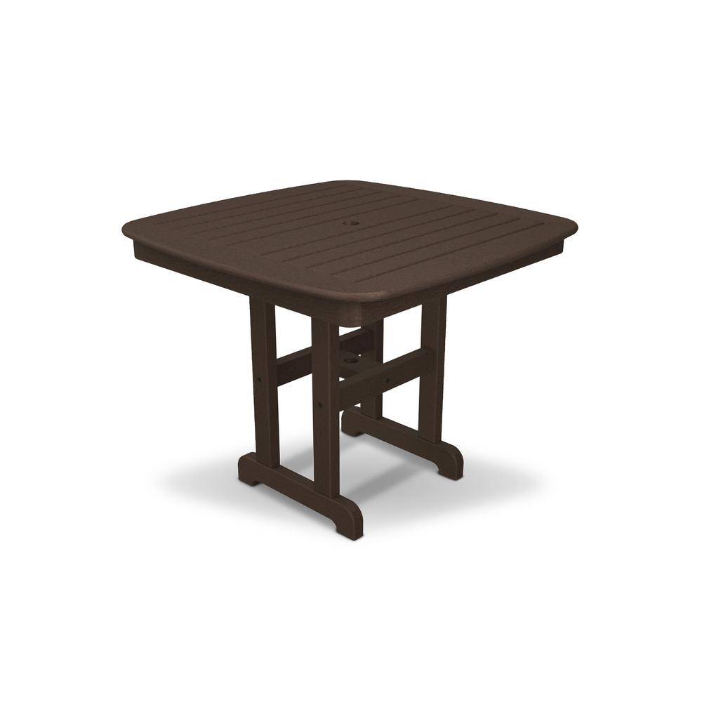 Trex Outdoor Furniture Yacht Club 37 In Stepping Stone Patio Dining Table