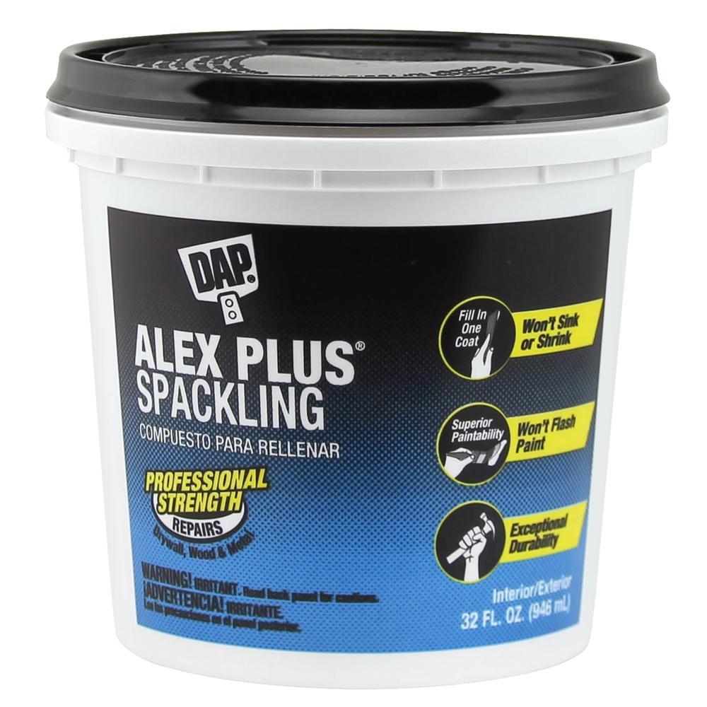 DAP Alex Plus 32 oz. High Performance Spackling Paste18746 The Home