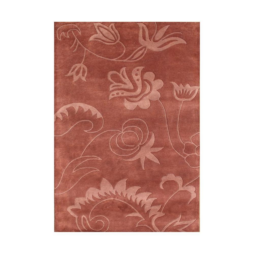 Faded Rose 5 Ft X 8 Handmade Area Rug 60021 5x8 The Home Depot Handmade Area Rug