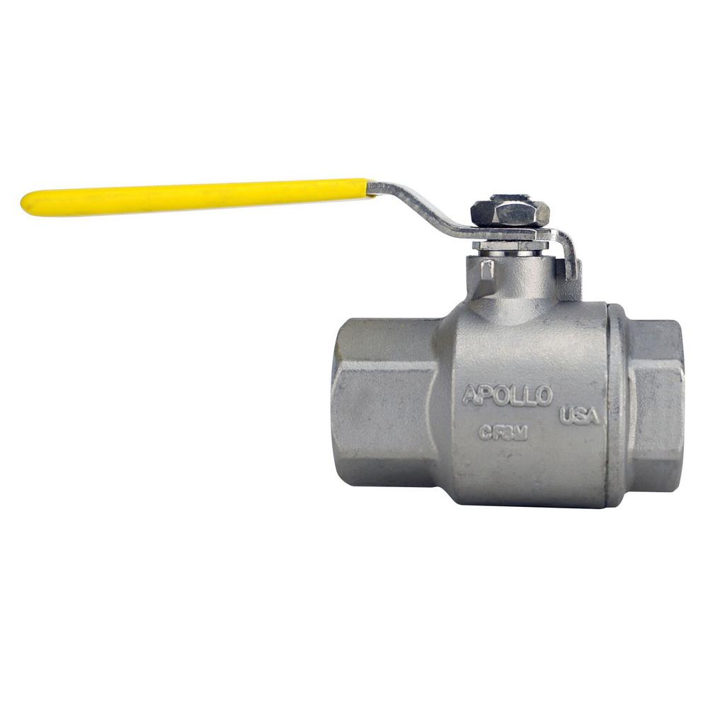 Apollo 1 in. Stainless Steel FNPT x FNPT FullPort Ball Valve76F10501A