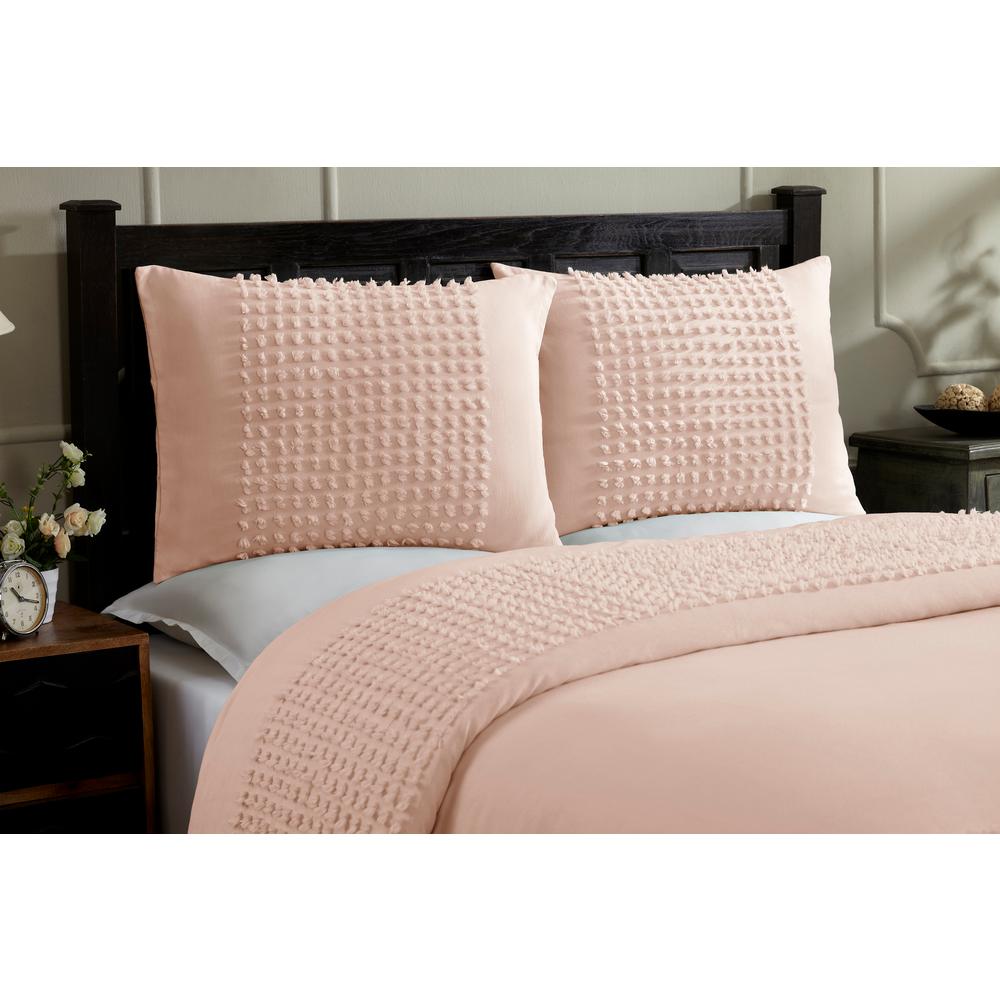 Better Trends Olivia 104 In X 90 In Peach King Comforter With 20