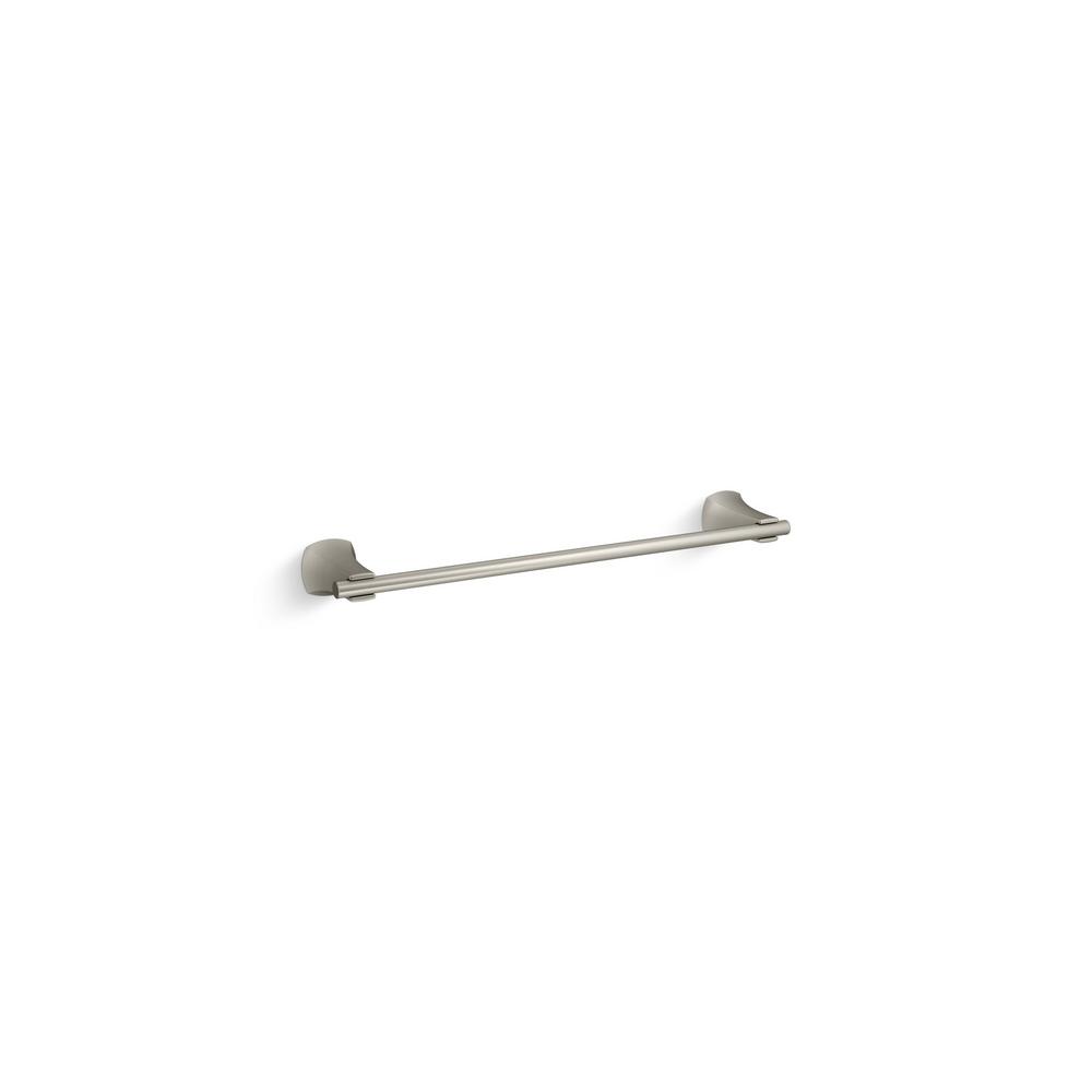 KOHLER Rubicon 18 in. Towel Bar in Vibrant Brushed Nickel-K-R26111-BN