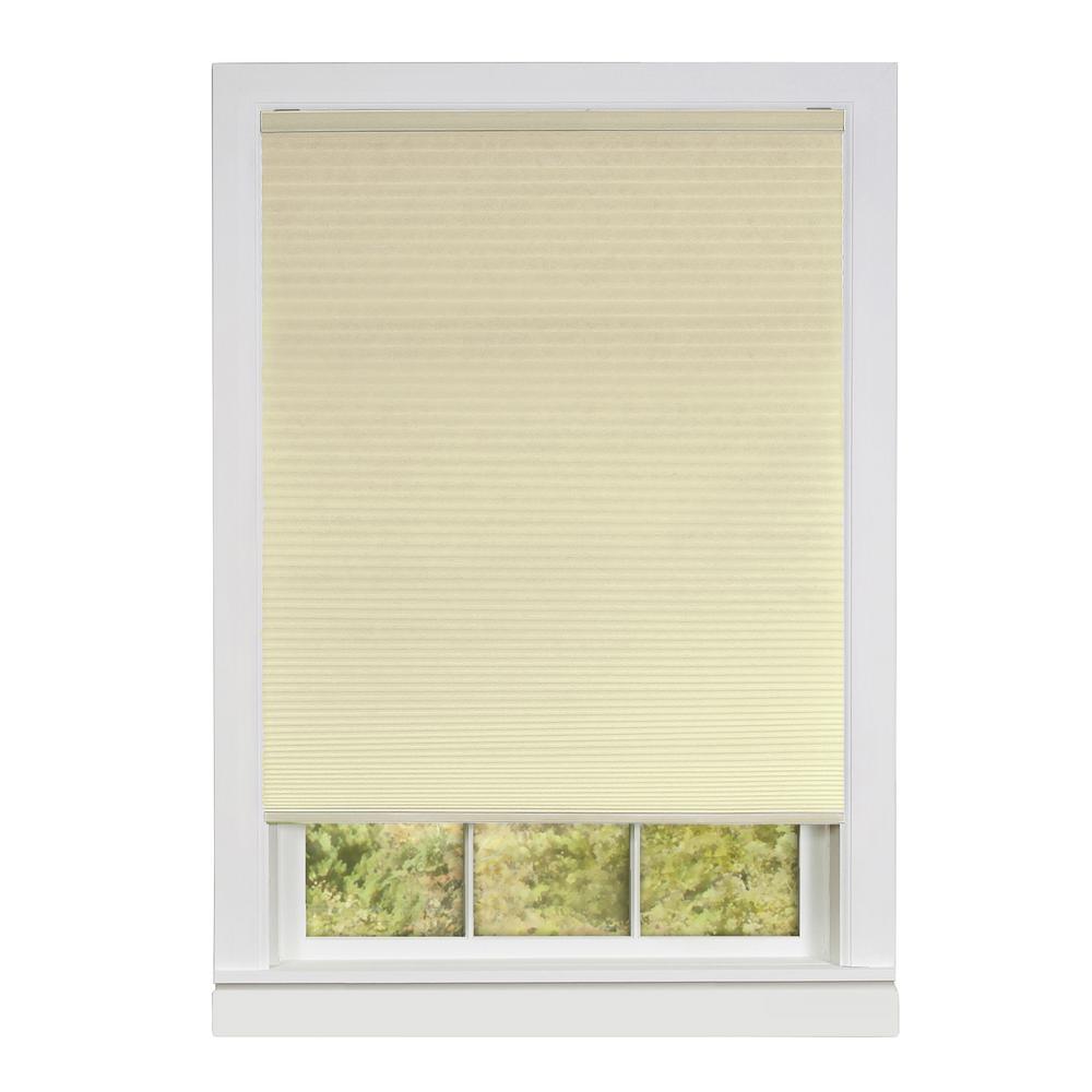 Achim Honeycomb Alabaster Cellular Cordless Polyester Pleated Shade ...