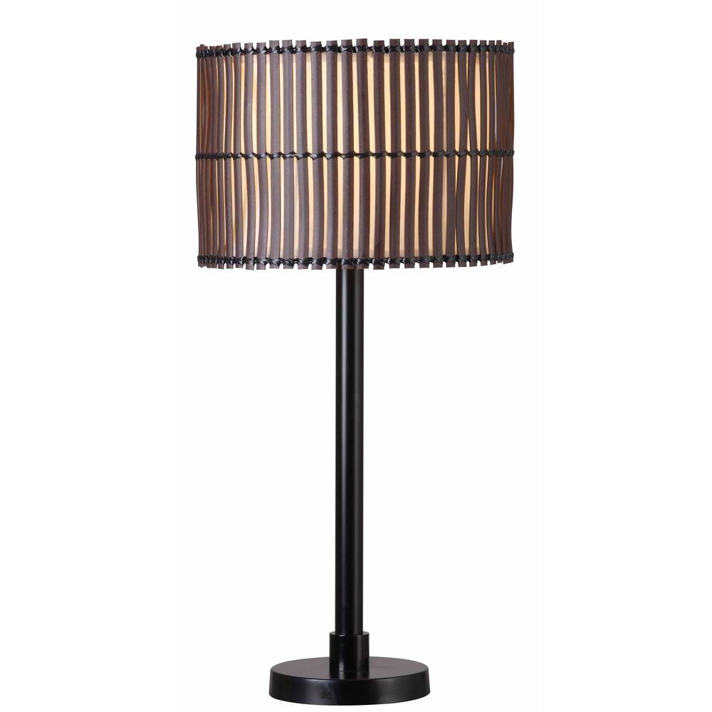 Tanglewood 28 in. Bronze Outdoor Table Lamp32219BRZ The Home Depot