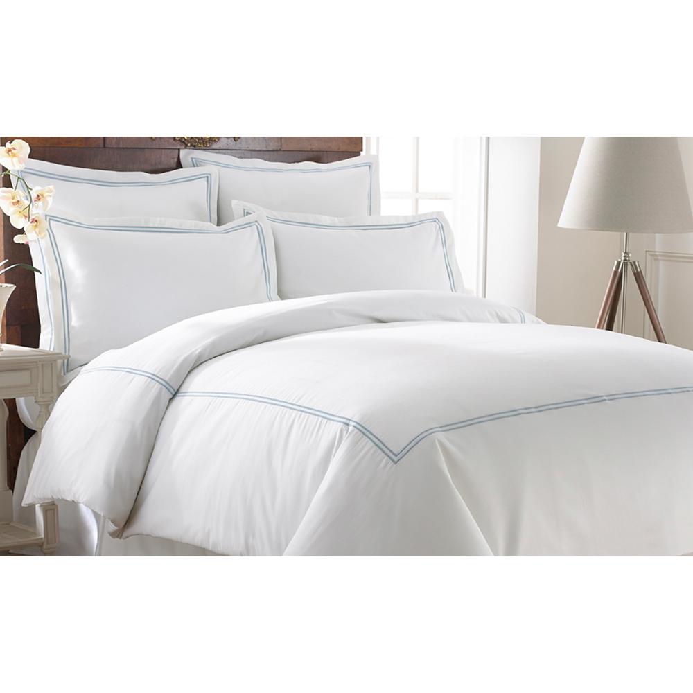 Modern Threads 3 Piece Celestial Blue Queen Duvet Cover Set