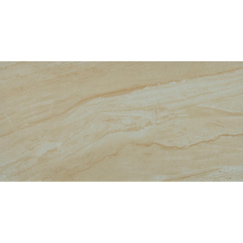 Alaska Cream 12 In X 24 Glazed Ceramic Floor And Wall Tile 16 Sq Ft Case