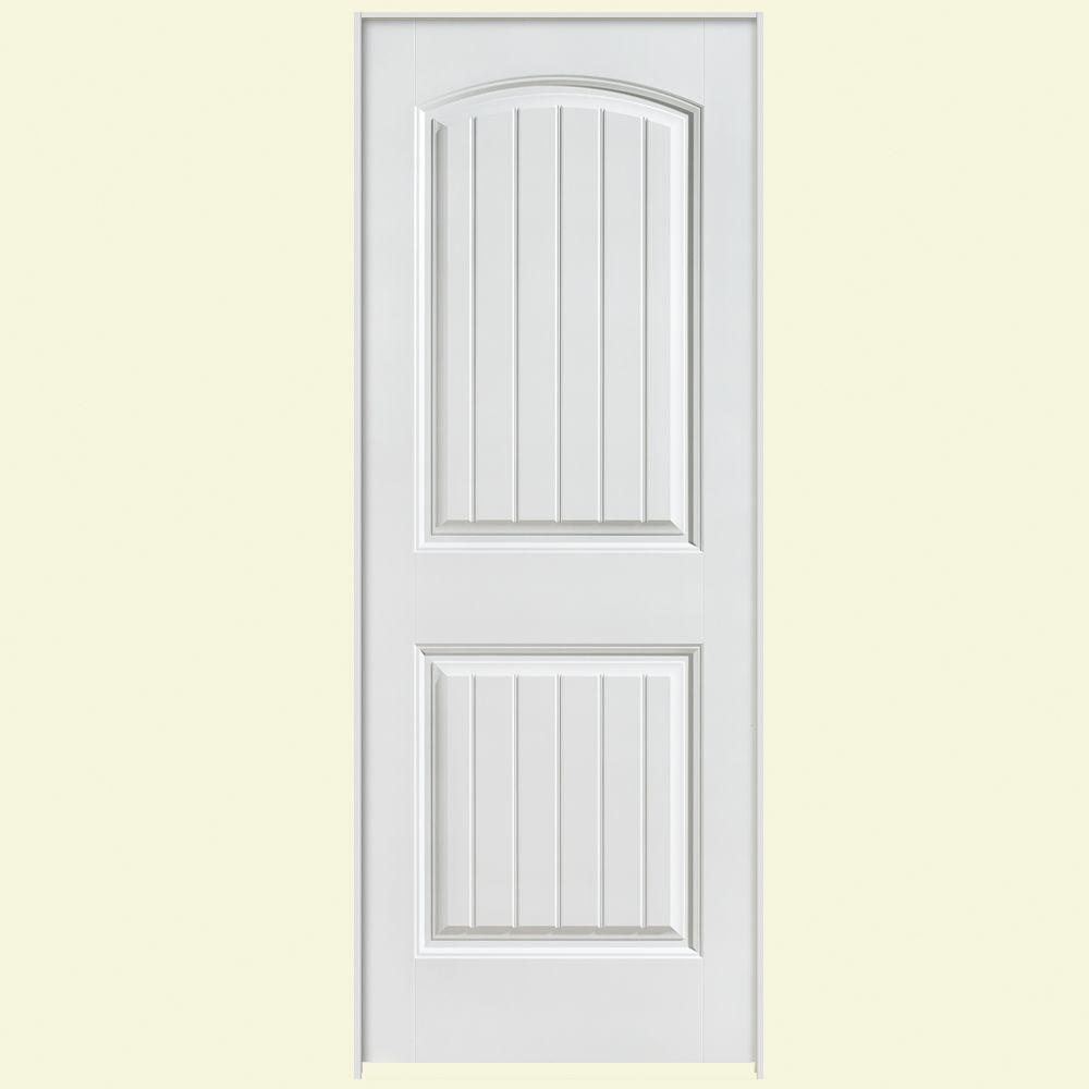 Masonite 28 in. x 80 in. Solidoor Cheyenne 2-Panel Solid ...