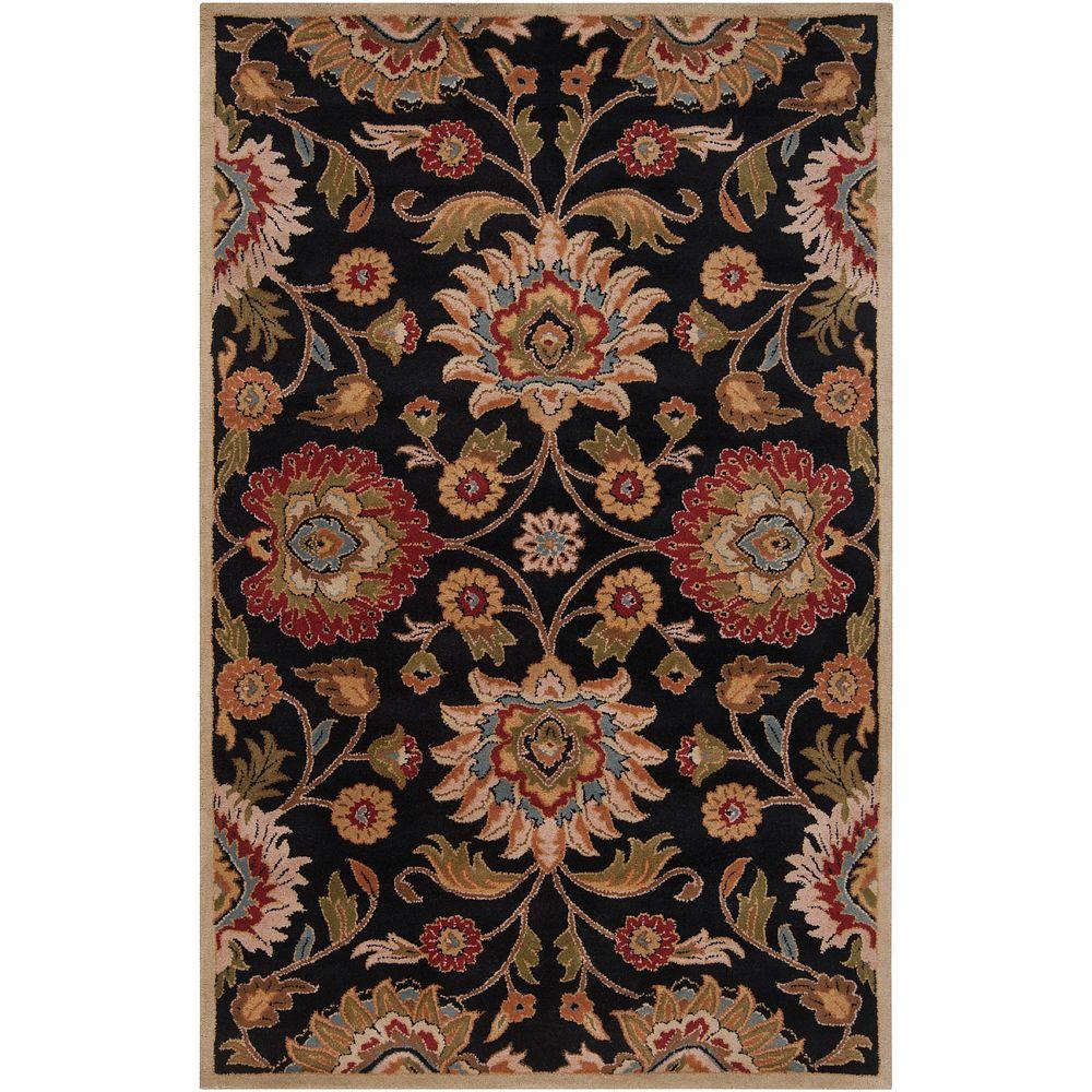 Artistic Weavers Amanda Black Wool 3 Ft X 8 Area Rug Amn2002 Artistic Weavers Amanda Black Wool 3 Ft X 8 Area Rug