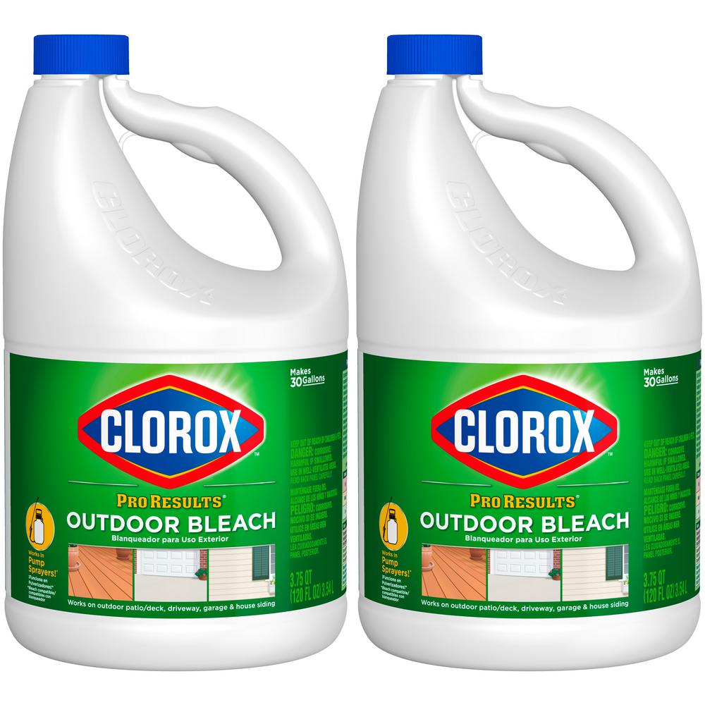 Clorox Pro Results 120 Oz Concentrated Outdoor Bleach Cleaner 2 Pack C 203393065 The Home Depot