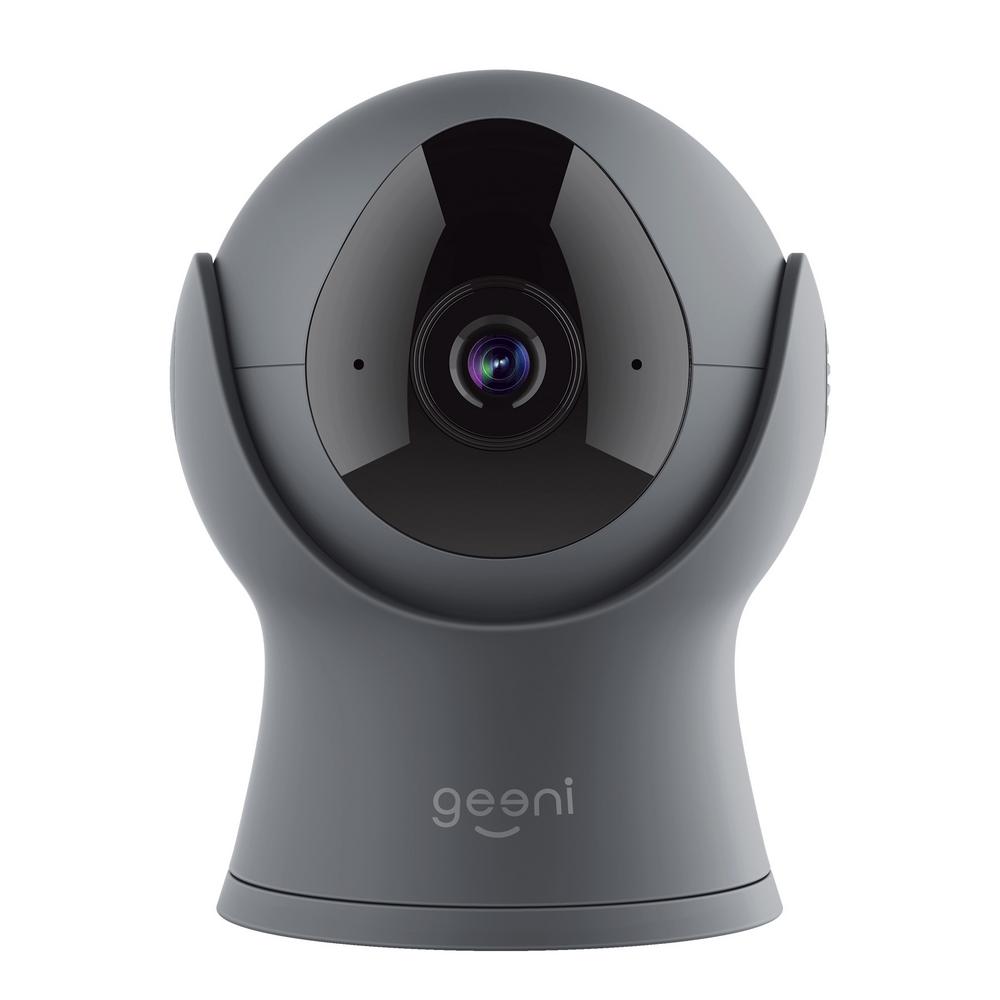 Geeni VISION 720p Smart Wi-Fi Security Camera HD, Gray-GN-CW003-103