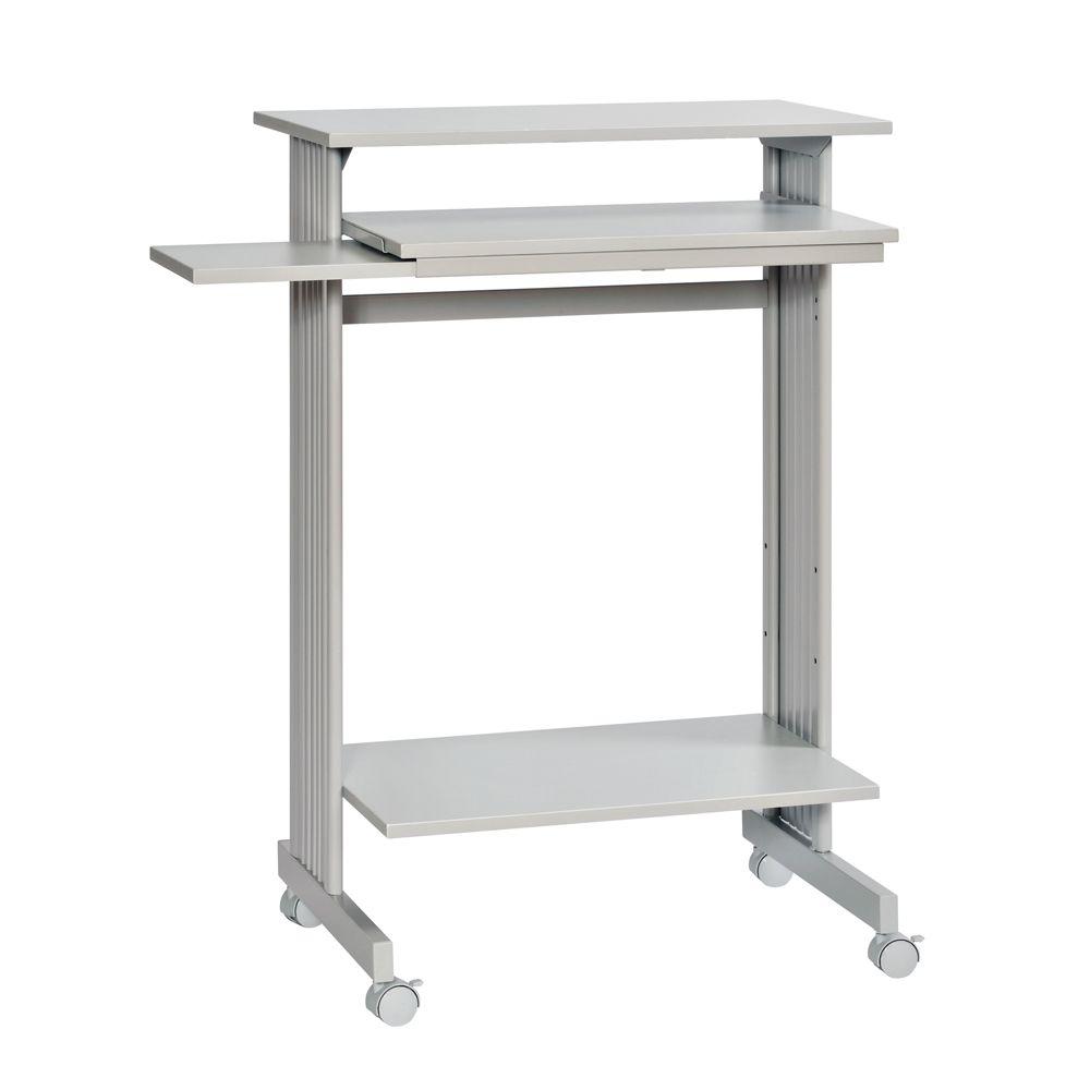 UPC 025719643881 product image for Buddy Products 45 in. H x 29.5 in. W x 19.625 in. D Standing Computer Desk in Gr | upcitemdb.com