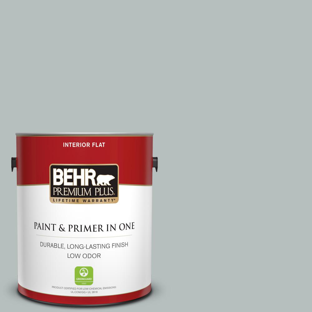 Behr Premium Plus 1 Gal 720e 3 Rocky Mountain Sky Flat Low Odor 720e 3 Rocky Mountain Sky Flat Low Odor