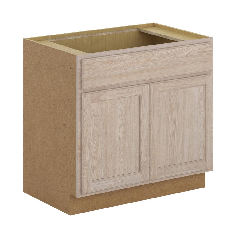 Hampton Bay Stratford Assembled 30x34 5x24 In Sink Base Cabinet