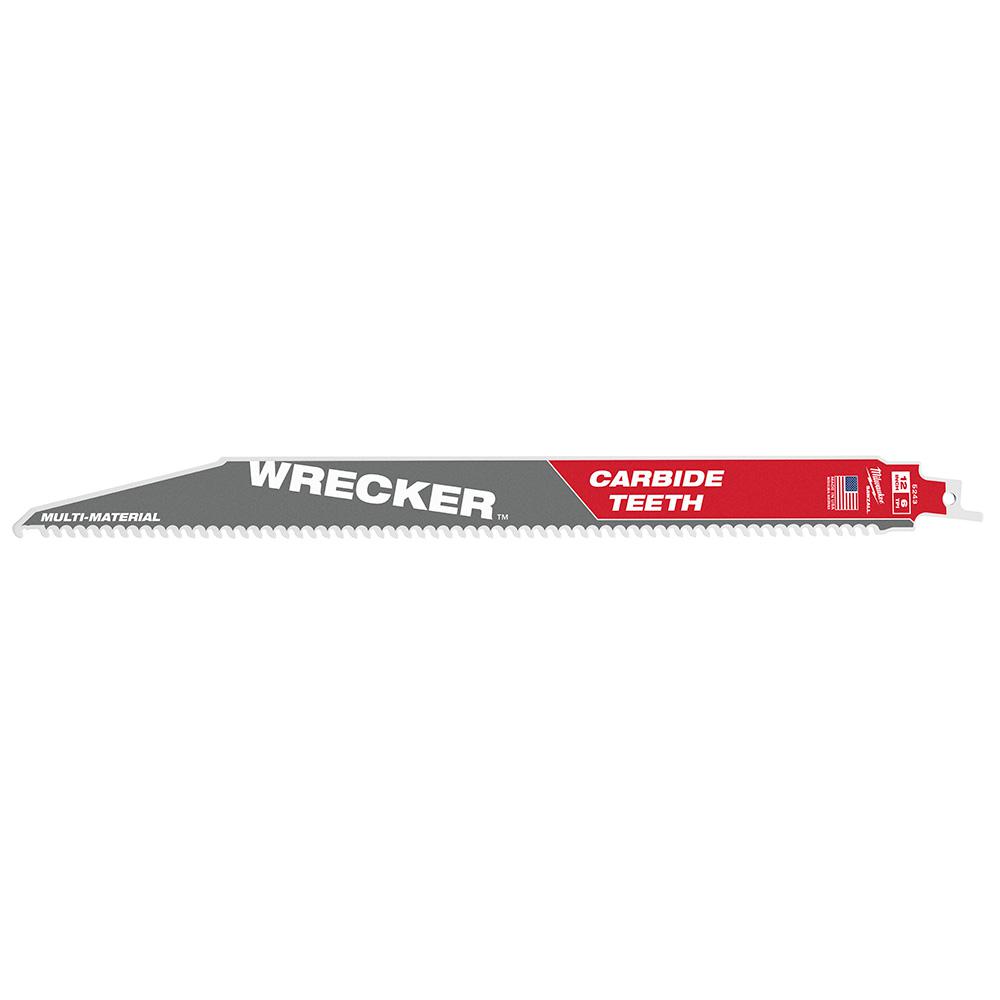 Milwaukee 12 in. 6 TPI WRECKER Carbide Teeth MultiMaterial Cutting