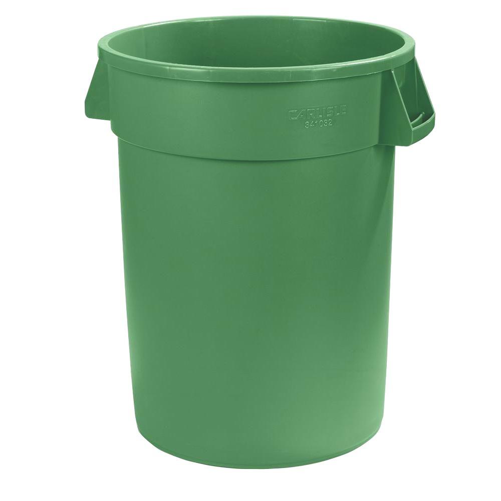 green bucket with lid