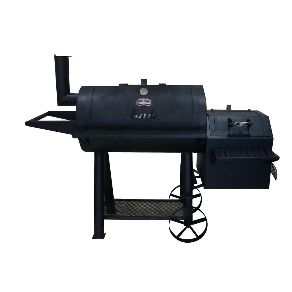 Char-Griller 1091 sq. in. Competition Pro Offset Charcoal or Wood ...