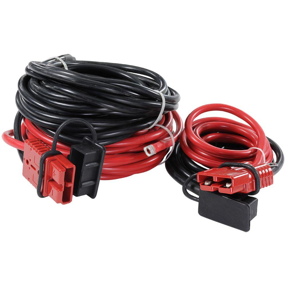 Keeper Trailer Wiring Kit with 2 AWG Wire for 25 ft. and 6 ft. and Quick Connect for KW Series Winches-KWA14607-1 - The Home Depot | Winch Quick Connect Wiring Diagram | | The Home Depot