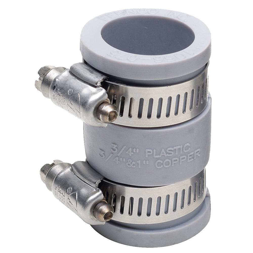 3 4 In X 3 4 In PVC Flexible Coupling P1056 075 The Home Depot