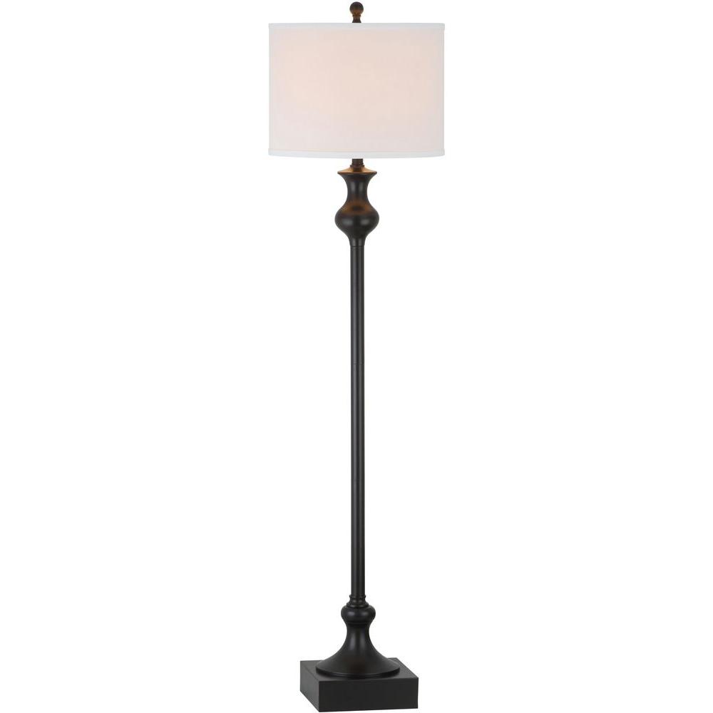 Safavieh Brewster 61 5 In Oil Rubbed Bronze Floor Lamp With Off White Shade Lit4341a The Home Depot - Bronze Floor Lamp Home Depot Safavieh Brewster 61 5 In Oil Rubbed Bronze Floor Lamp With Off White Shade Lit4341a The Home Depot - Bronze Floor Lamp Home Depot