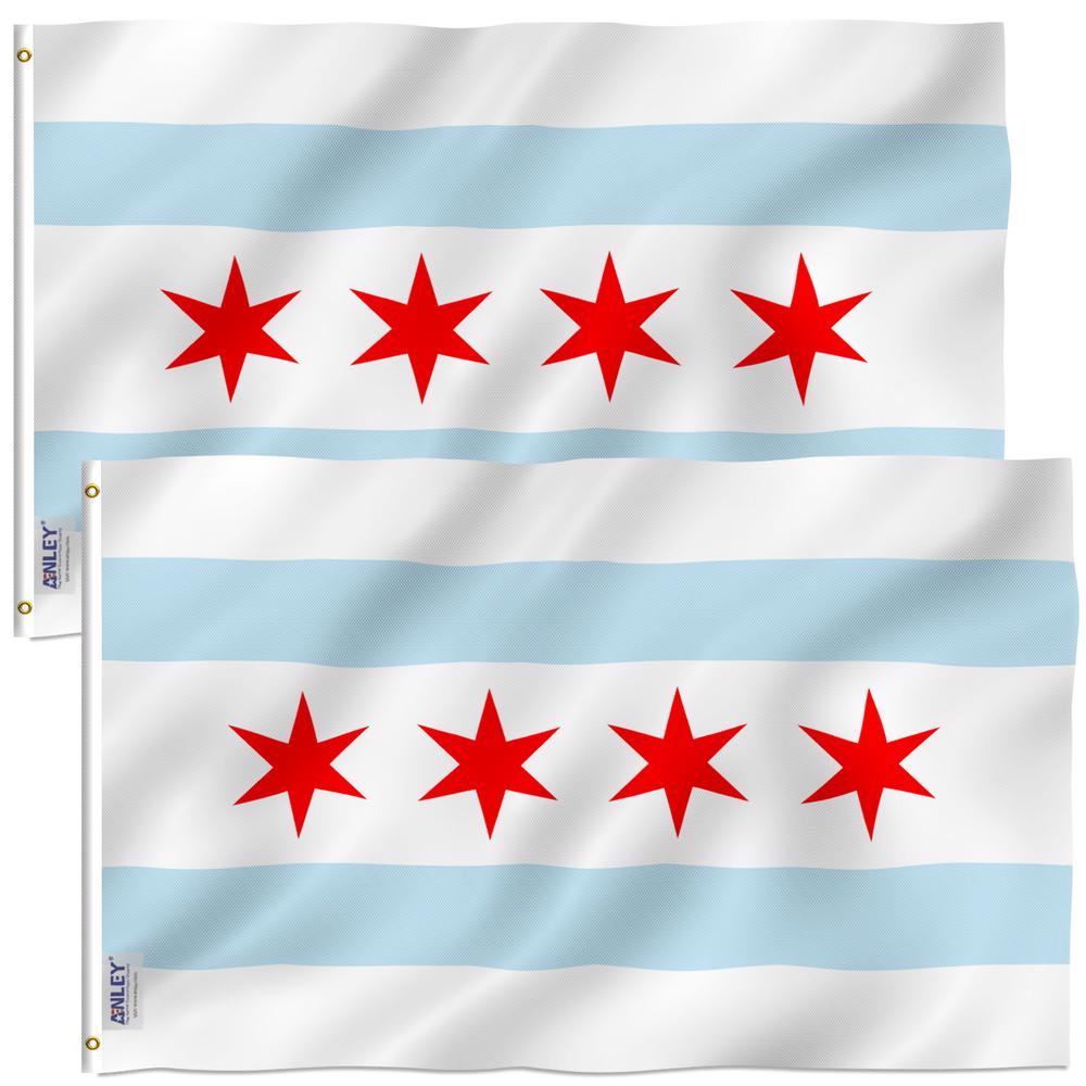 Anley Fly Breeze 3 Ft X 5 Ft Polyester City Of Chicago Flags 2