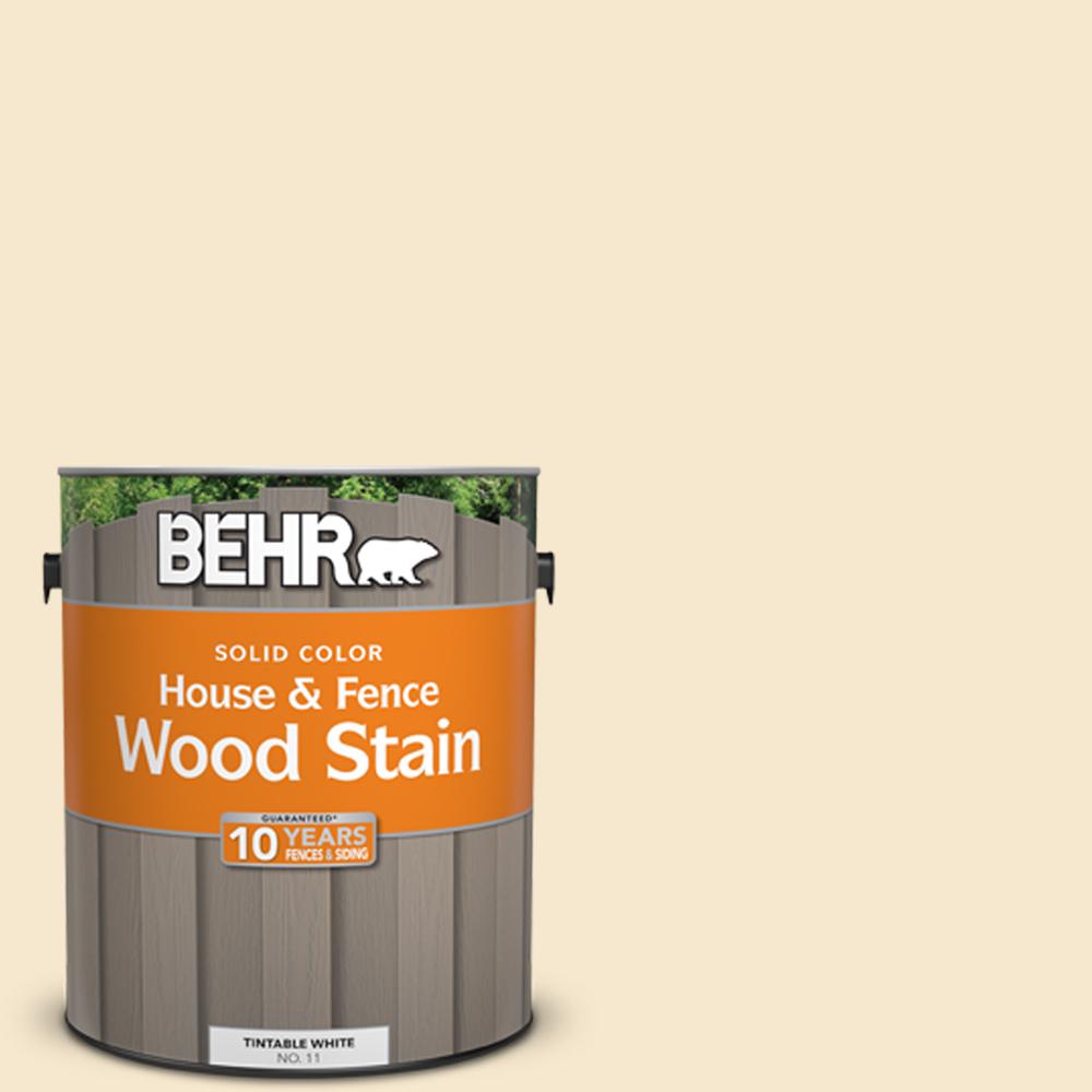 Behr 1 Gal White Base Solid Color House And Fence Exterior Wood White Base Solid Color House And Fence Exterior Wood Stain