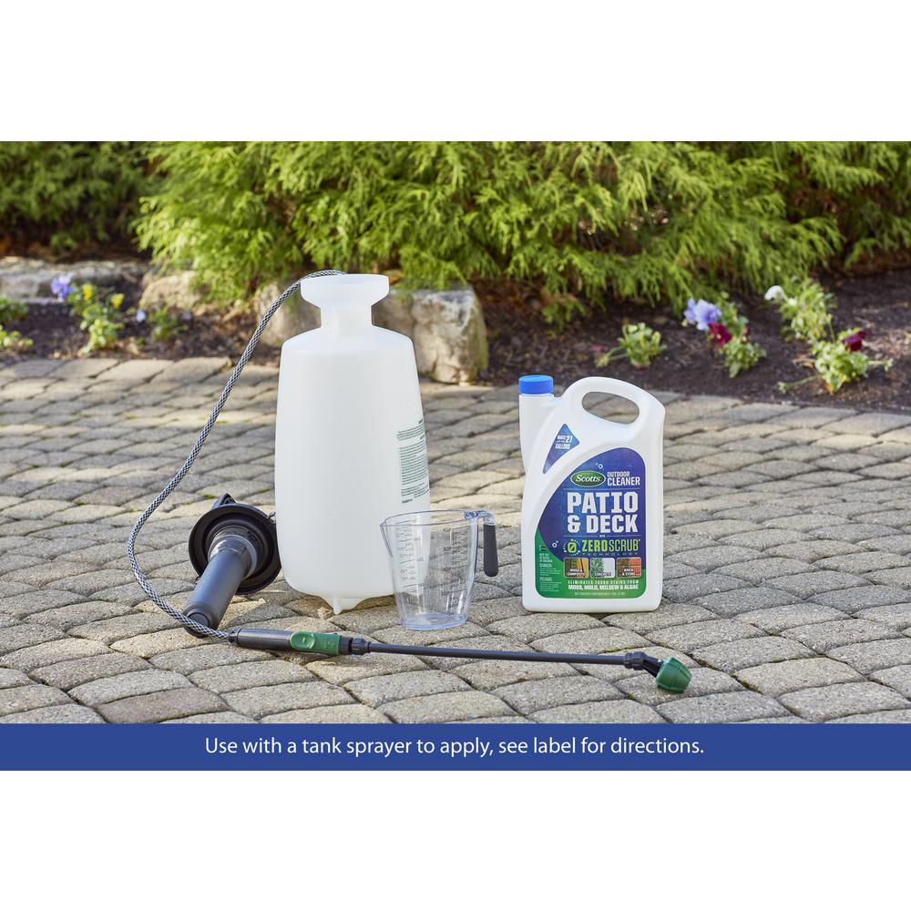 Scotts 1 Gal Outdoor Cleaner Patio And Deck With Zeroscrub Technology Concentrate 51072 1 The Home Depot