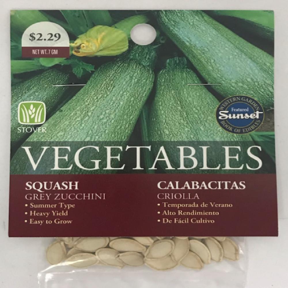 Stover Seed Squash Grey Zucchini Seed780216 The Home Depot