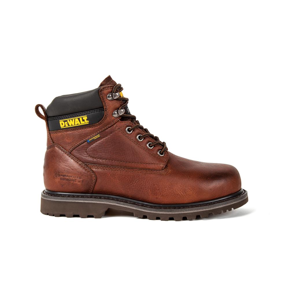 DEWALT Men's Axle Waterproof 6'' Work Boots - Steel Toe - Walnut Pitstop Size 10.5(M) was $119.99 now $71.99 (40.0% off)