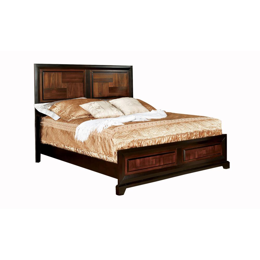William's Home Furnishing Patra Cal.King Bed in Acacia CM7152CKBED