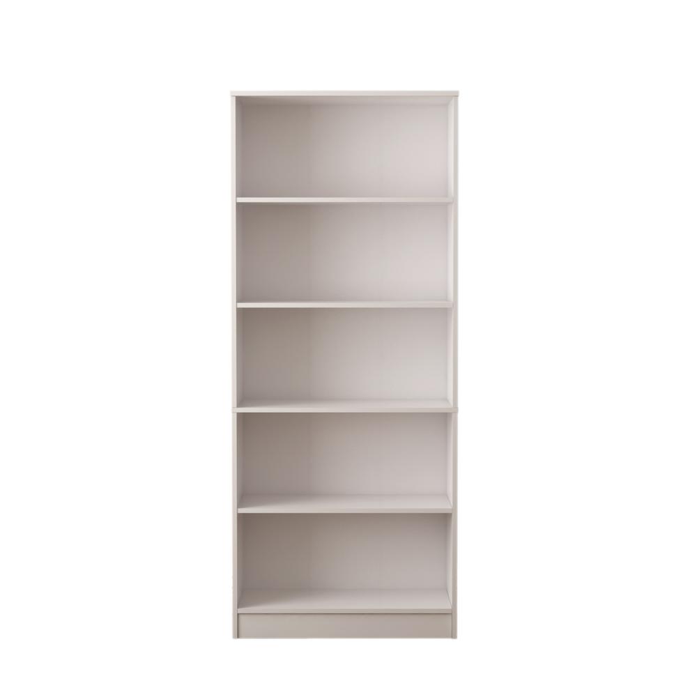 Hampton Bay White 5 Shelf Bookcase Thd90004 1a Of The Home Depot