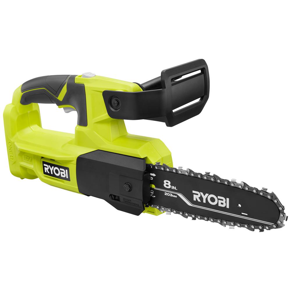 RYOBI ONE+ 8 in. 18Volt LithiumIon Battery Pruning Chainsaw (Tool