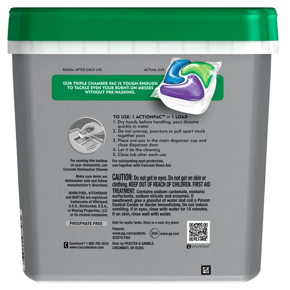 whirlpool cascade platinum dishwasher