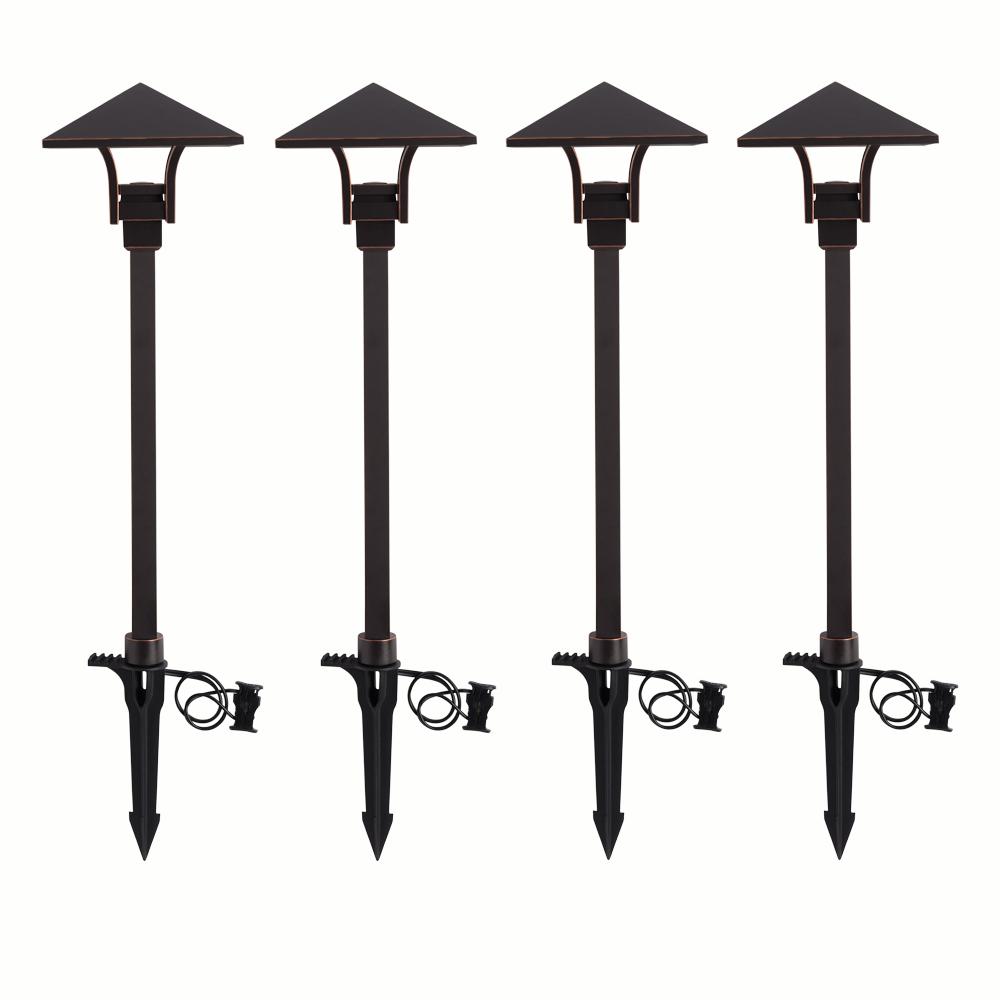 Hampton Bay Solar Matte Black Outdoor Integrated LED Shepard Hook ...