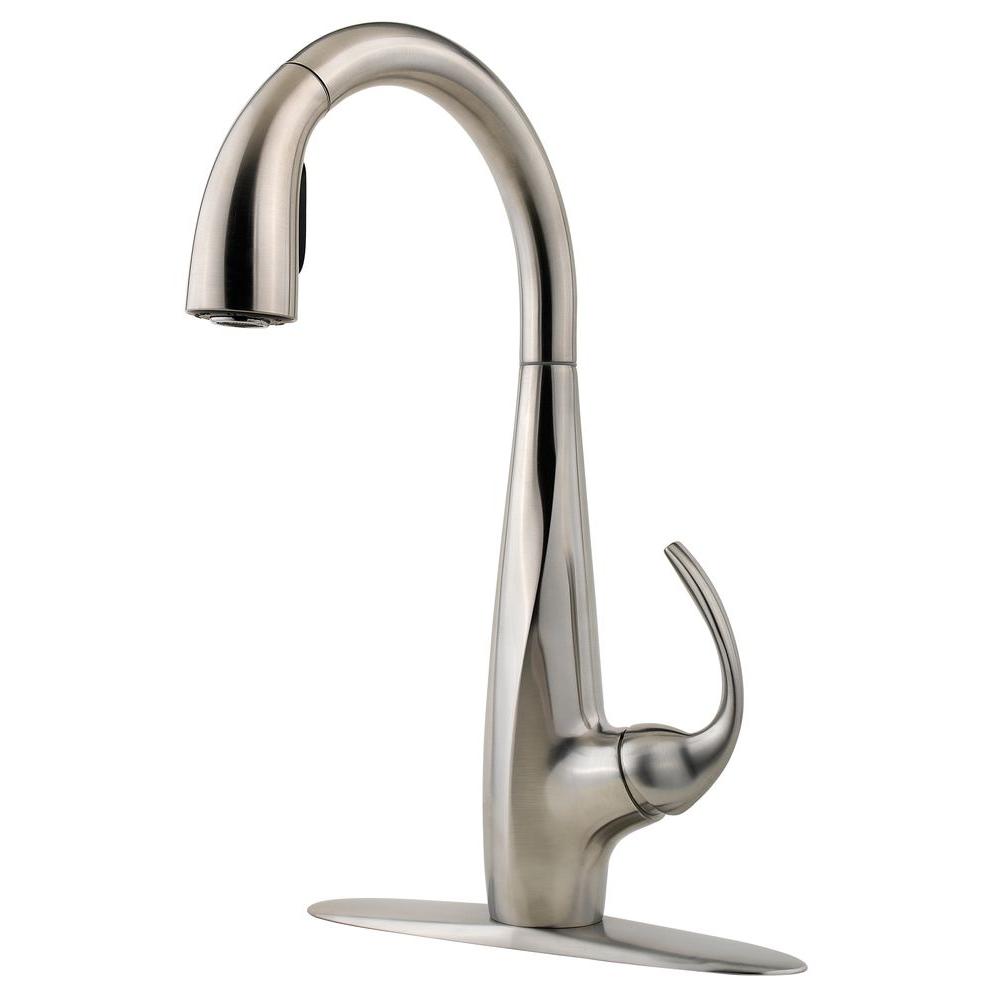 Pfister Clarify Single-Handle Pull-Down Sprayer Kitchen Faucet ... Pfister Clarify Single-Handle Pull-Down Sprayer Kitchen Faucet ...