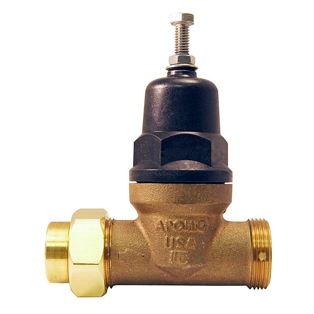 Apollo 3/4 in. x 3/4 in. Lead Free Bronze FNPT Pressure Reducing Valve ...