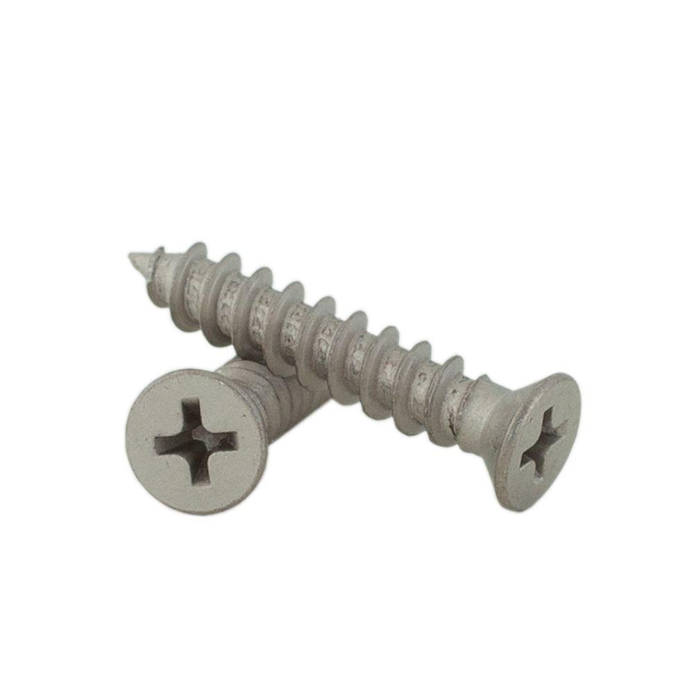 Fringe Screw 10 X 1 1 4 In Satin Nickel Phillips Flat Head Screw