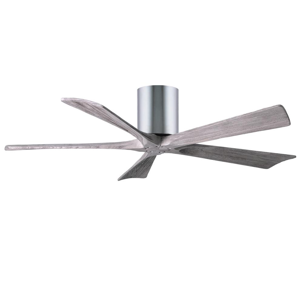 Atlas Irene 52 In Indoor Outdoor Polished Chrome Ceiling Fan With Remote Control And Wall Control