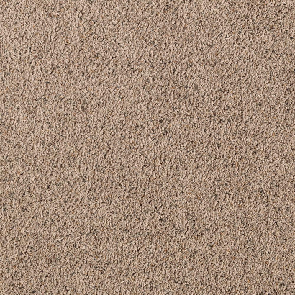 Carpet Sample Shining Moments III (F) Color Burlap Texture 8 in x 8