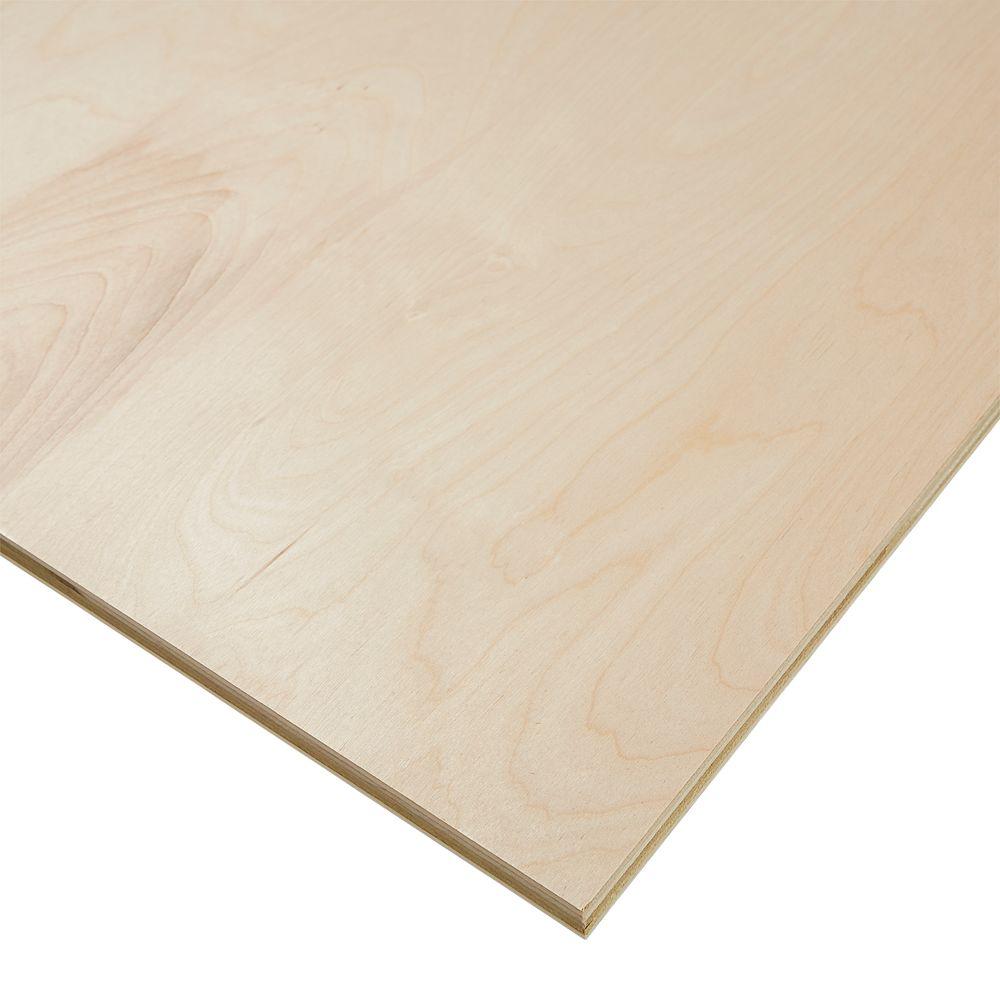 Columbia Forest Products 3 4 In X 4 Ft X 8 Ft Purebond Birch