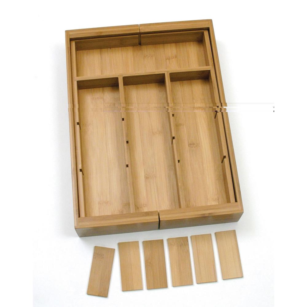 Lipper International 11 18 75 In Bamboo Expandable Adjustable
