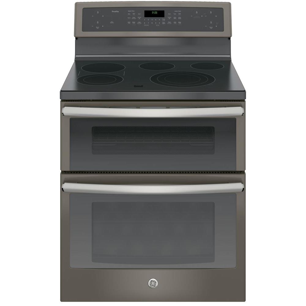 GE Profile 30 in. 6.6 cu. ft. Double Oven Electric Range with Self